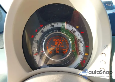 2015 Fiat 500 Pop z USA, uszkodzony, nr VIN 3C3CFFAR8FT638623